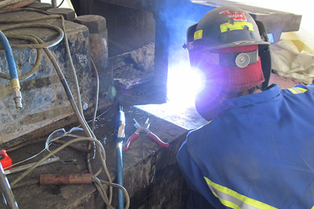 welding fabrication selwood boring line