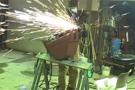 welding selwood boring fabrication line